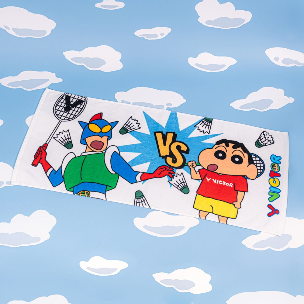 Victor x Crayon Shinchan Towel TW-407CS A (White)