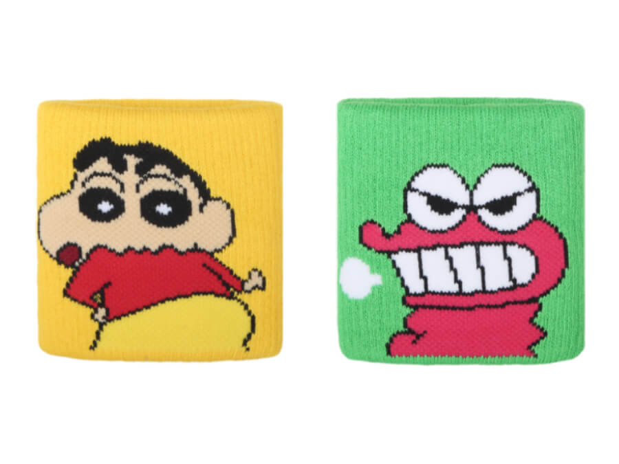 Victor x Crayon Shinchan Wrist Band Set SP-408CS (Green/Yellow)