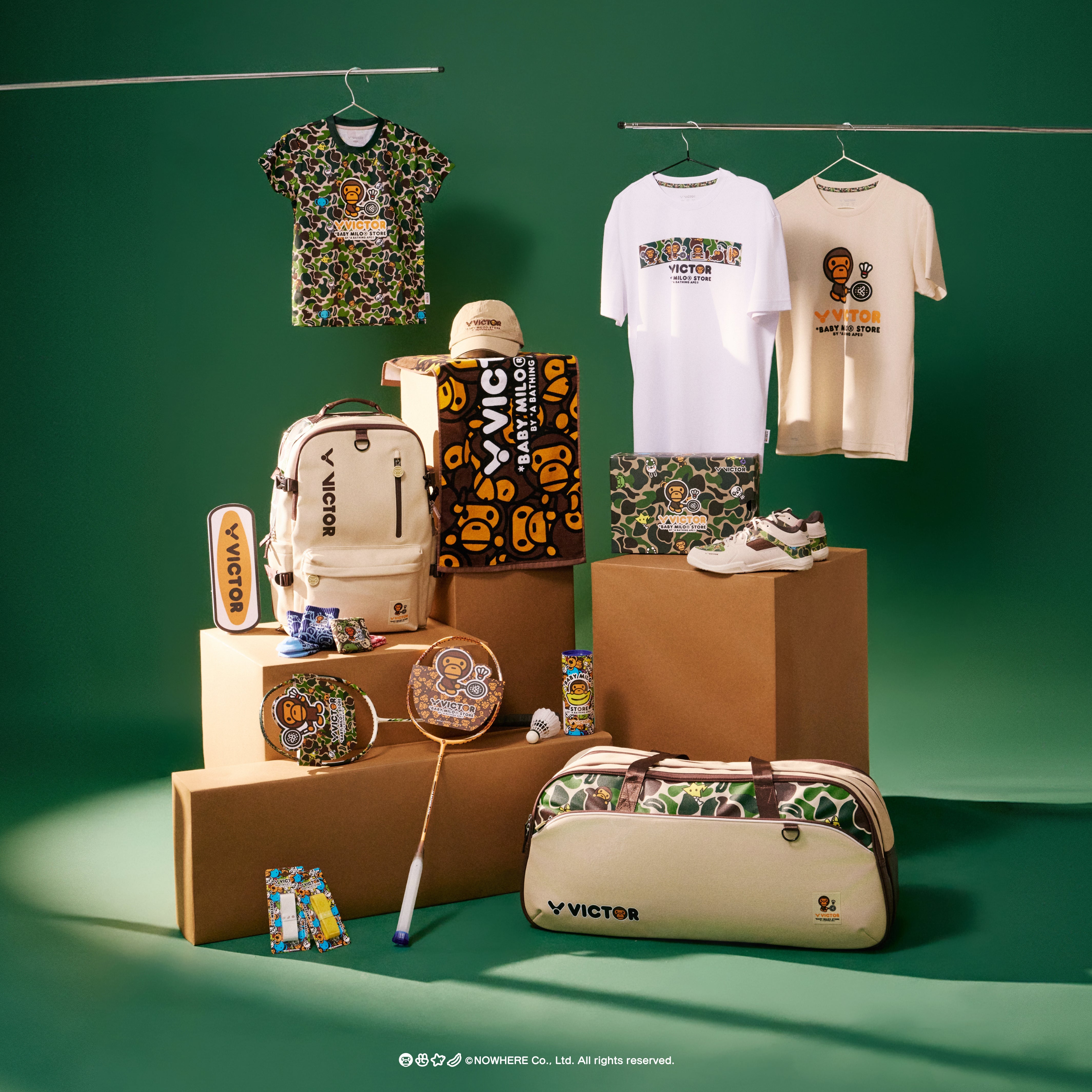 M-SHOP　VICTOR BABY MILO 3足セット　M 22-25 Victor X Baby Milo Collection