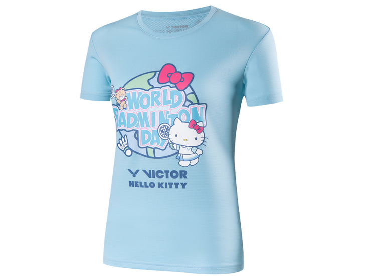 VICTOR T-KT301 M HELLO KITTY WOMEN'S T-SHIRT (LIMITED EDITION)