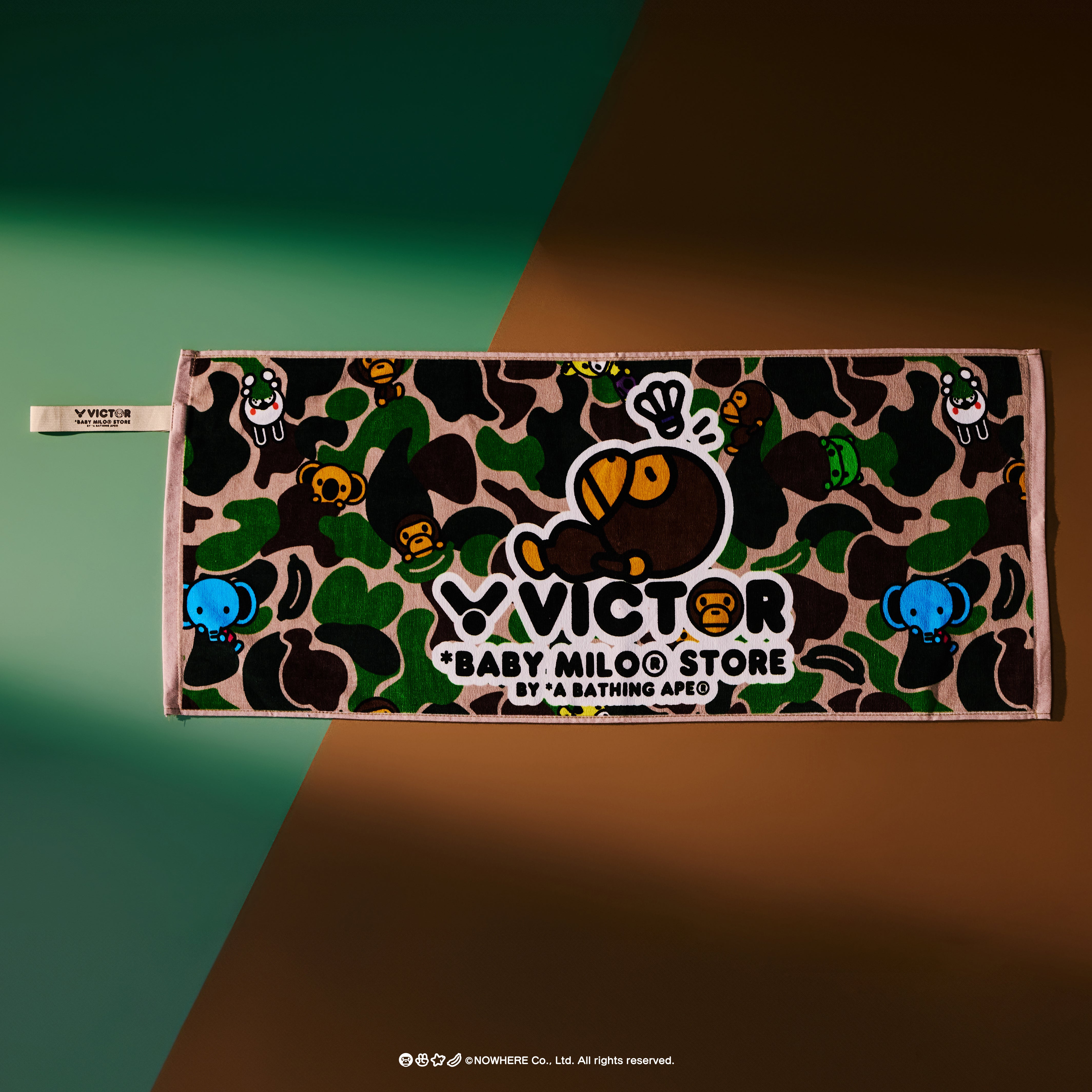 VICTOR x BABY MILO Towel (TW512BM/TW513BM) - G/W