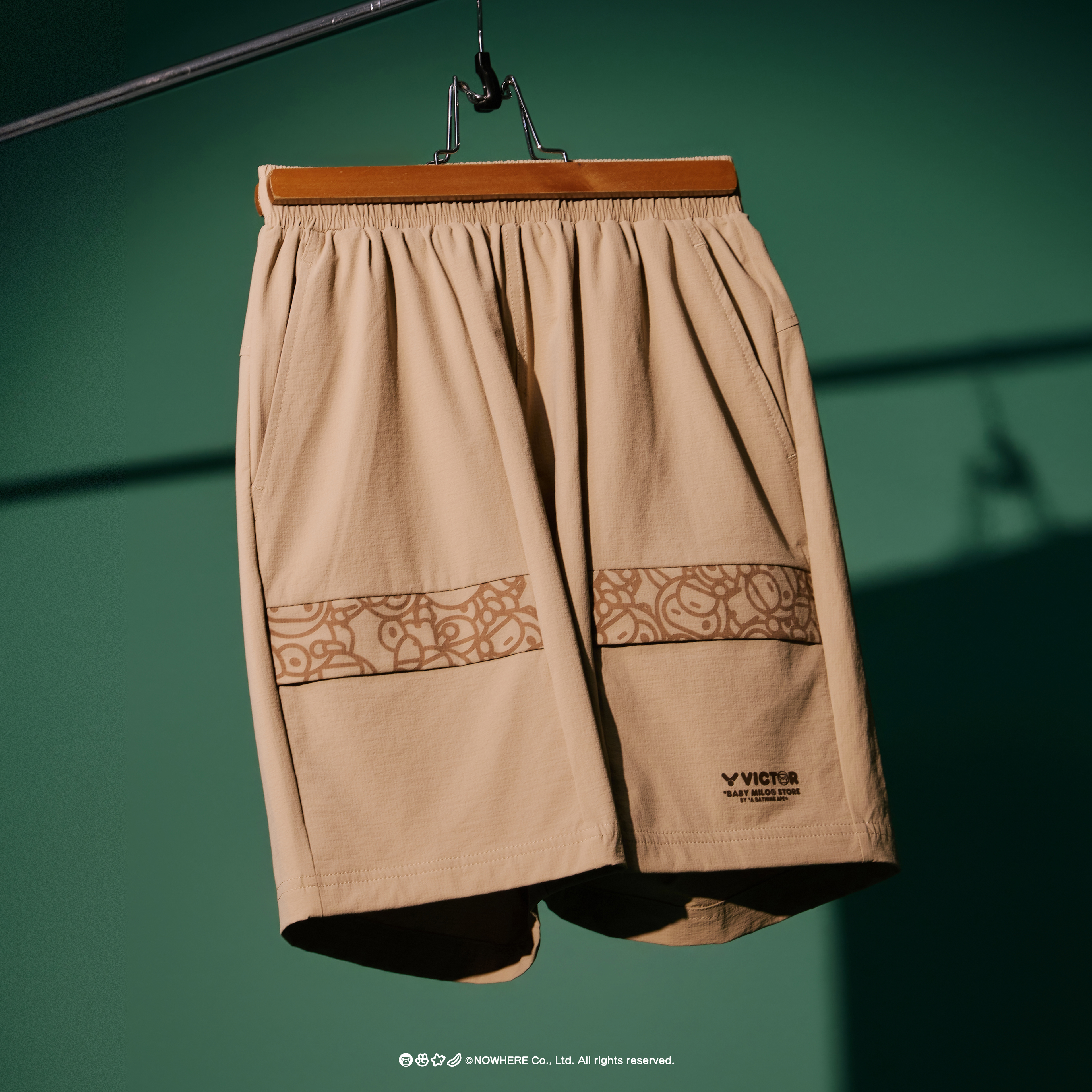 VICTOR x Baby Milo Woven Shorts R-505BM V (Milo Khaki)