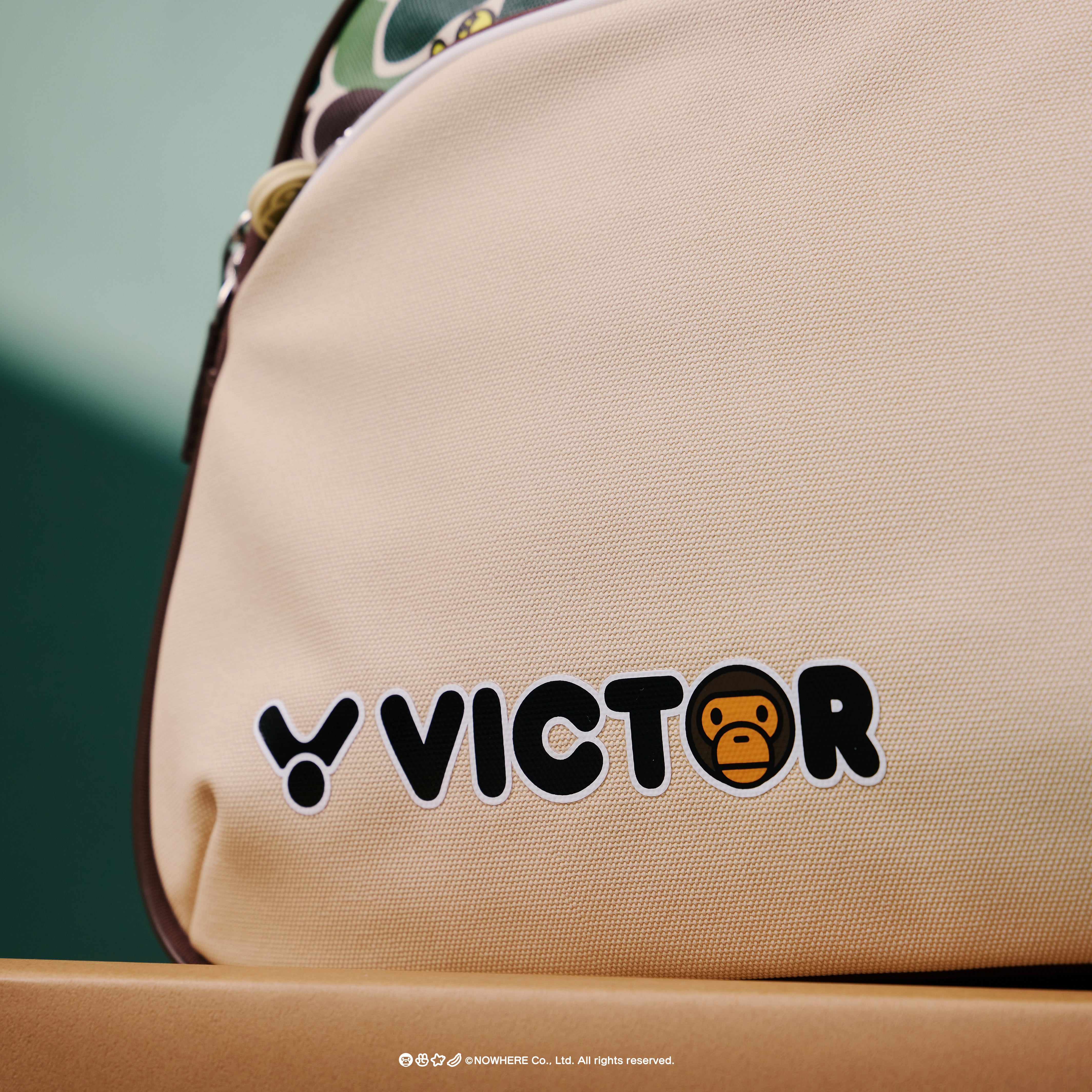 VICTOR X BABY MILO BR5649BM V - Rectangular Racket Bag (Milo Khaki)
