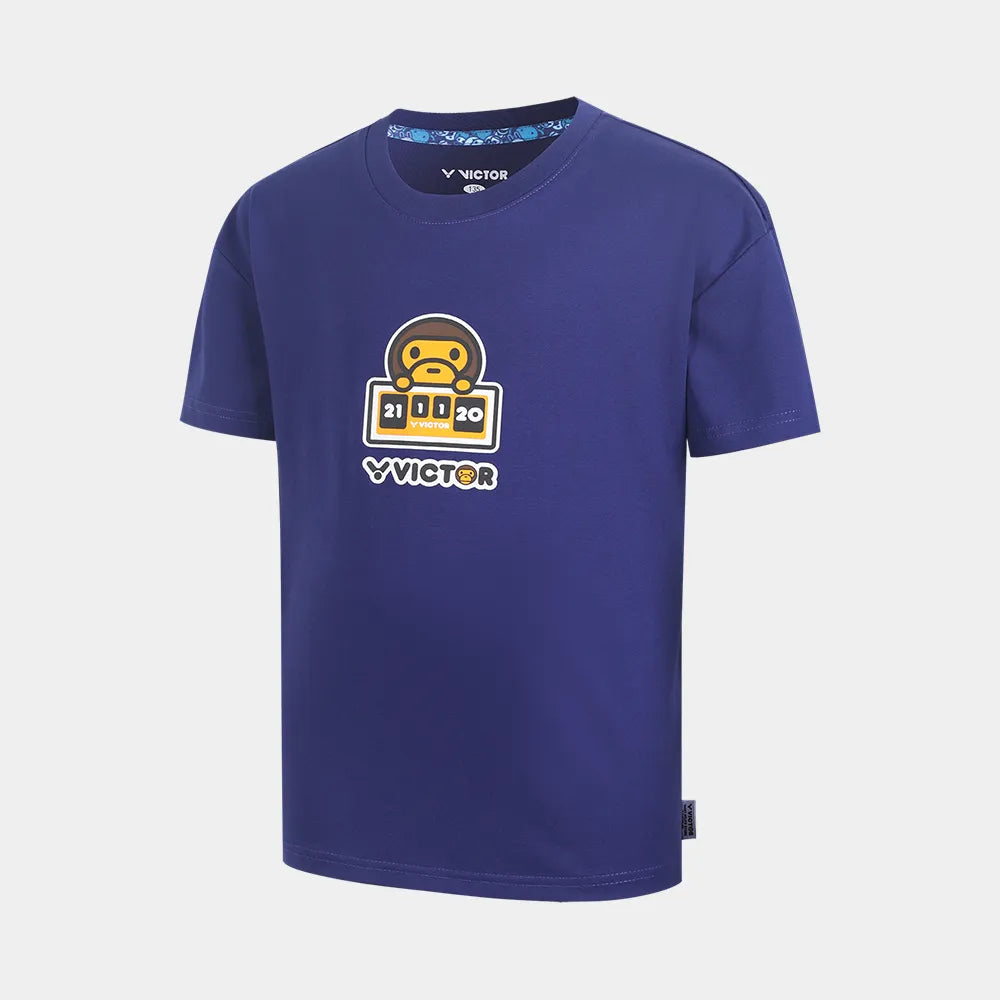 VICTOR X BABY MILO T-501JRBM F JUNIOR T-SHIRT (Milo Blue)