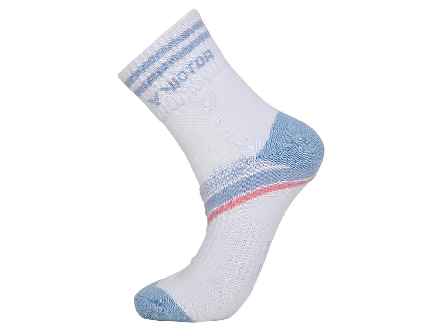 Victor Unisex Sport Socks SK-167A [White & Blue]