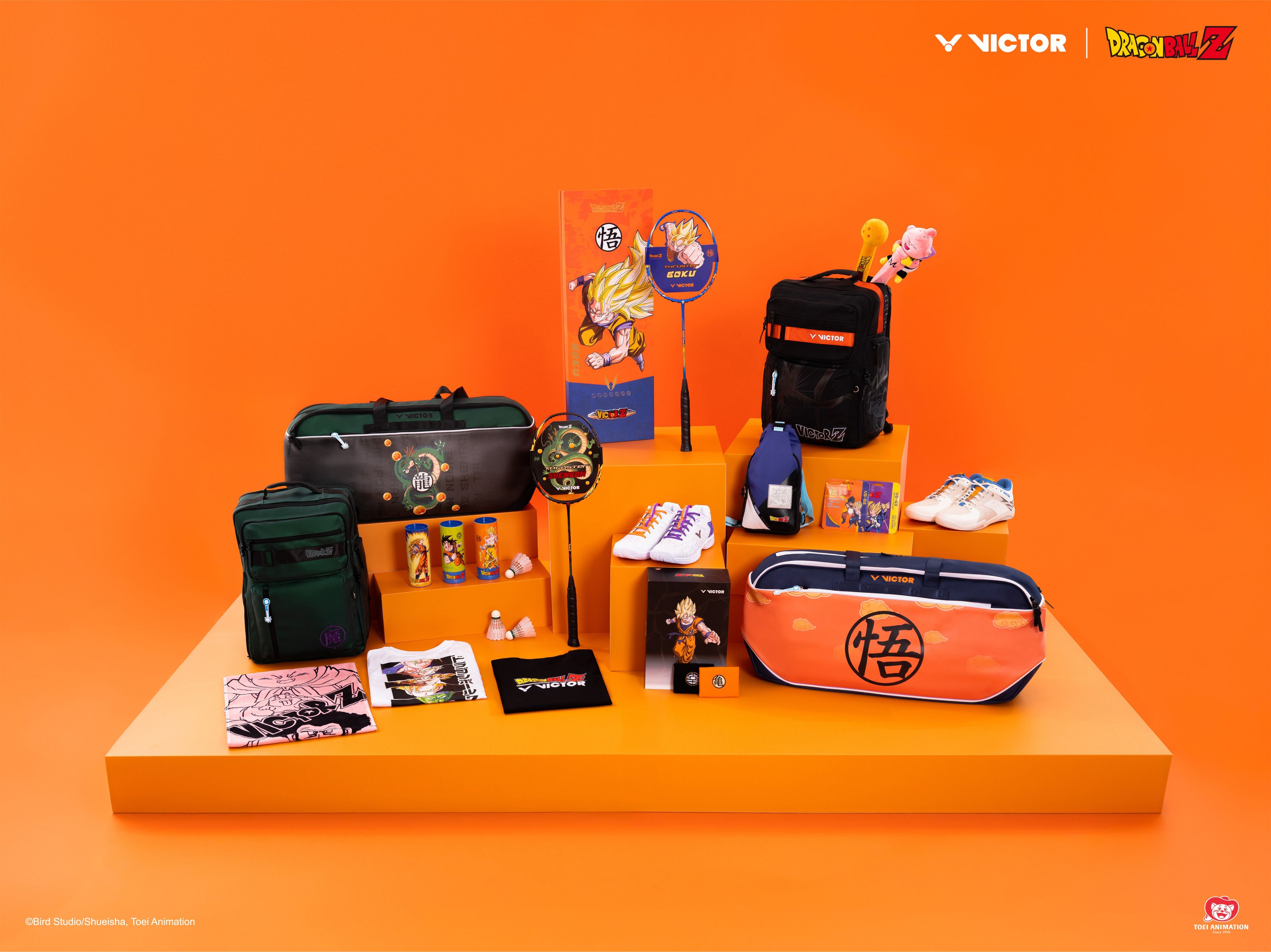 Victor x Dragon Ball Z BR5639DBZ Rectangular Racket Bag (Bright Marigold)