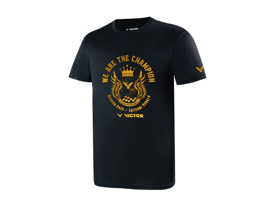 Victor T-15012C Unisex Badminton T-Shirt [Black] Limited Edition